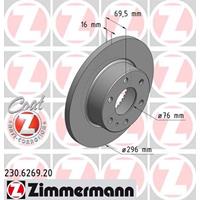 Bremsscheibe Hinterachse Zimmermann 230.6269.20