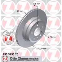 Zimmermann Bremsscheiben 150.3450.20 Scheibenbremsen,Bremsscheibe BMW,X5 E70,X6 E71, E72,X5 F15, F85,X6 F16, F86