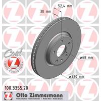 Bremsscheibe 'COAT Z' | Zimmermann (100.3355.20)