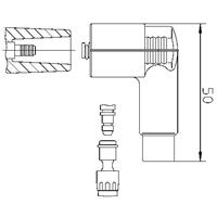 Stecker, Zündspule | BREMI (10206WA1)