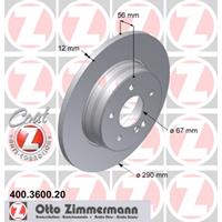 Bremsscheibe 'COAT Z' | Zimmermann (400.3600.20)