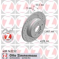 Bremsscheibe 'SPORT COAT Z' | Zimmermann (400.1412.52)