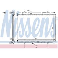 Kühler, Motorkühlung | NISSENS (63606A)