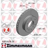 Remschijf COAT Z Zimmermann, Remschijftype: Binnen geventileerd, u.a. für Mercedes-Benz, VW