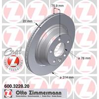Volkswagen Remschijf Coat Z 600322820