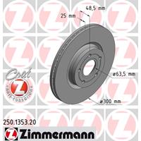 Bremsscheibe 'COAT Z' | Zimmermann (250.1353.20)