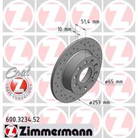 Bremsscheibe 'SPORT COAT Z' | Zimmermann (600.3234.52)
