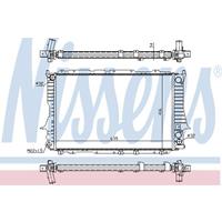 Radiateur NISSENS, u.a. für Audi