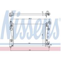 NISSENS Wasserkühler 61918 Kühler,Motorkühler OPEL,FIAT,VAUXHALL,CORSA D,CORSA D Van,GRANDE PUNTO 199,CORSA Mk III D L_8,CORSAVAN Mk III D