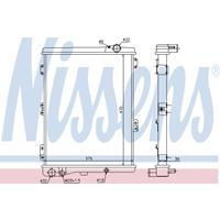 Kühler, Motorkühlung | NISSENS (604411)