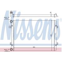 NISSENS Wasserkühler 65014 Kühler,Motorkühler VW,FORD,SEAT,SHARAN 7M8, 7M9, 7M6,GALAXY WGR,ALHAMBRA 7V8, 7V9