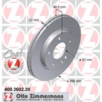 Bremsscheibe 'COAT Z' | Zimmermann (400.3602.20)