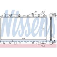 Kühler, Motorkühlung | NISSENS (681021)