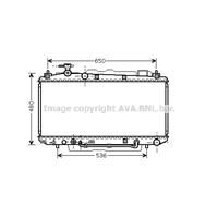 toyota Radiateur TO2300