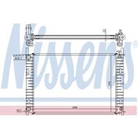 Kühler, Motorkühlung | NISSENS (62027A)