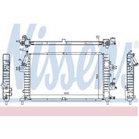 Kühler, Motorkühlung | NISSENS (63029A)