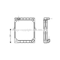 PRASCO Wasserkühler MSA2150 Kühler,Motorkühler MERCEDES-BENZ,C-CLASS W202,E-CLASS W210,E-CLASS Kombi S210,CLK C208,C-CLASS Kombi S202
