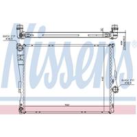 Kühler, Motorkühlung | NISSENS (60782A)