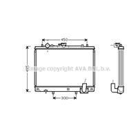 mitsubishi Radiateur MT2161