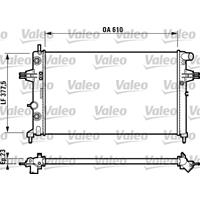 Radiateur Valeo, u.a. für Opel, Vauxhall