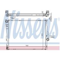 NISSENS Wasserkühler 60784A Kühler,Motorkühler BMW,3 E46,3 Touring E46,3 Compact E46,3 Coupe E46,3 Cabriolet E46,Z4 E85,Z4 Coupe E86