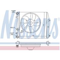 NISSENS Wasserkühler 64103 Kühler,Motorkühler VW,SKODA,SEAT,POLO 9N_,POLO 6R, 6C,FOX 5Z1, 5Z3,POLO Stufenheck 9A4,POLO Van 6R,FABIA Combi 6Y5,FABIA