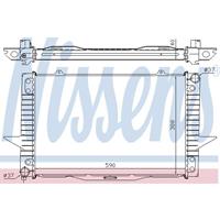 Kühler, Motorkühlung | NISSENS (65536A)