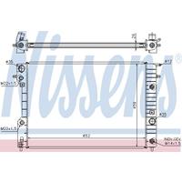 Kühler, Motorkühlung | NISSENS (63072A)