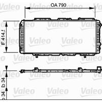 Valeo Wasserkühler 731611 Kühler,Motorkühler FIAT,PEUGEOT,CITROËN,DUCATO Pritsche/Fahrgestell 230,DUCATO Bus 230,DUCATO Kasten 244