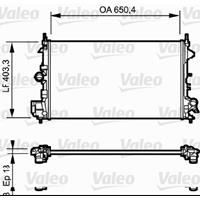 Kühler, Motorkühlung Valeo 734981