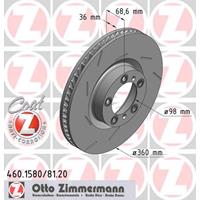 porsche Remschijf Coat Z 460158020