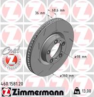 porsche Remschijf Coat Z 460158120