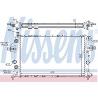 NISSENS Wasserkühler 63003A Kühler,Motorkühler OPEL,VAUXHALL,ZAFIRA A F75_,ASTRA G CC F48_, F08_,ASTRA G Caravan F35_,ASTRA G Cabriolet F67