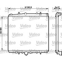 Kühler, Motorkühlung Valeo 732881