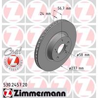 Bremsscheibe Vorderachse Zimmermann 530.2457.20