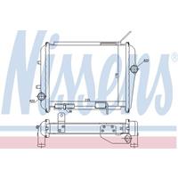 Kühler, Motorkühlung | NISSENS (60362)