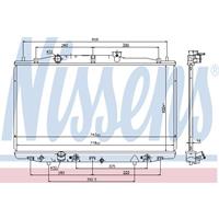 Kühler, Motorkühlung Nissens 69475