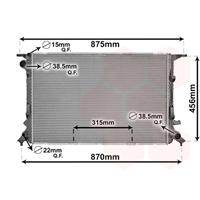 audi RADIATEUR A4/A5 32i/27TD/30TD MT 07