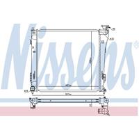 Kühler, Motorkühlung | NISSENS (67551)