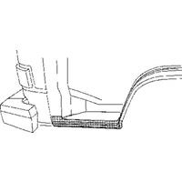 Einstiegsblech vorne links Van Wezel 5870101