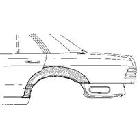 mercedes-benz PLAATWERKDEEL WIELRAND ACHTER 4-deurs L 3024147