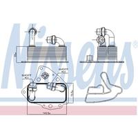 NISSENS Ölkühler 90803 Ölkühler, Motoröl OPEL,FIAT,SUZUKI,ASTRA J Sports Tourer,INSIGNIA Caravan,ASTRA J,ZAFIRA TOURER C P12,INSIGNIA