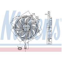 Lüfter, Motorkühlung Nissens 85789