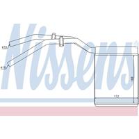 Wärmetauscher, Innenraumheizung Nissens 71770