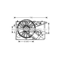 opel Koelventilatorwiel OL7527