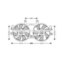 mitsubishi Koelventilatorwiel