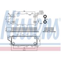Ölkühler, Motoröl | NISSENS (90784)