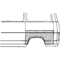 citroen PLAATWERKDEEL WielrandLINKSLange Type