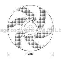 Lüfter, Motorkühlung AVA PE7533