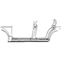 Einstiegsblech links außen Van Wezel 5811.01